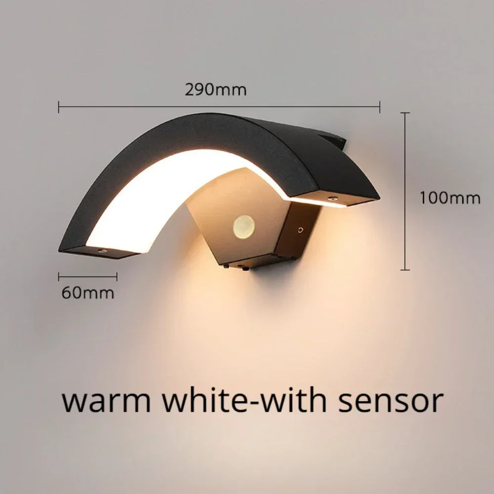 Outdoor 24W Adjustable LED Wall Light
