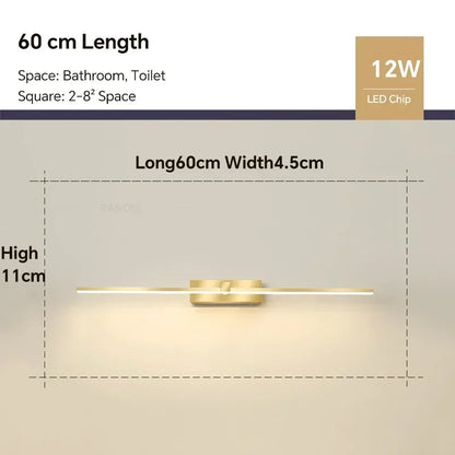 Contemporary LED Bathroom Sconce