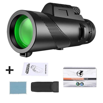 Compact 80x100 HD Zoom Monocular Telescope - Cofik
