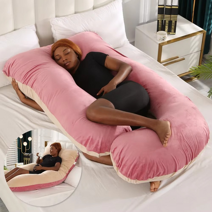 Comfortable Full Body Pregnancy Pillow for Side Sleepers
