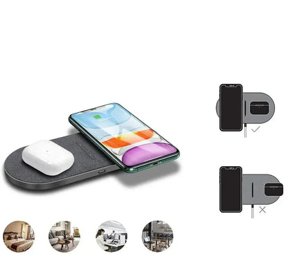 Quick Phone Charging Pad for iPhone & Android