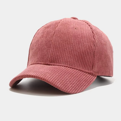 Retro Cord Baseball Hat Adjustable Fit