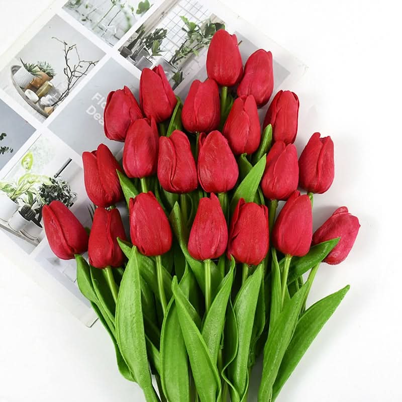 Beautiful Fake Tulip Flowers Arrangement