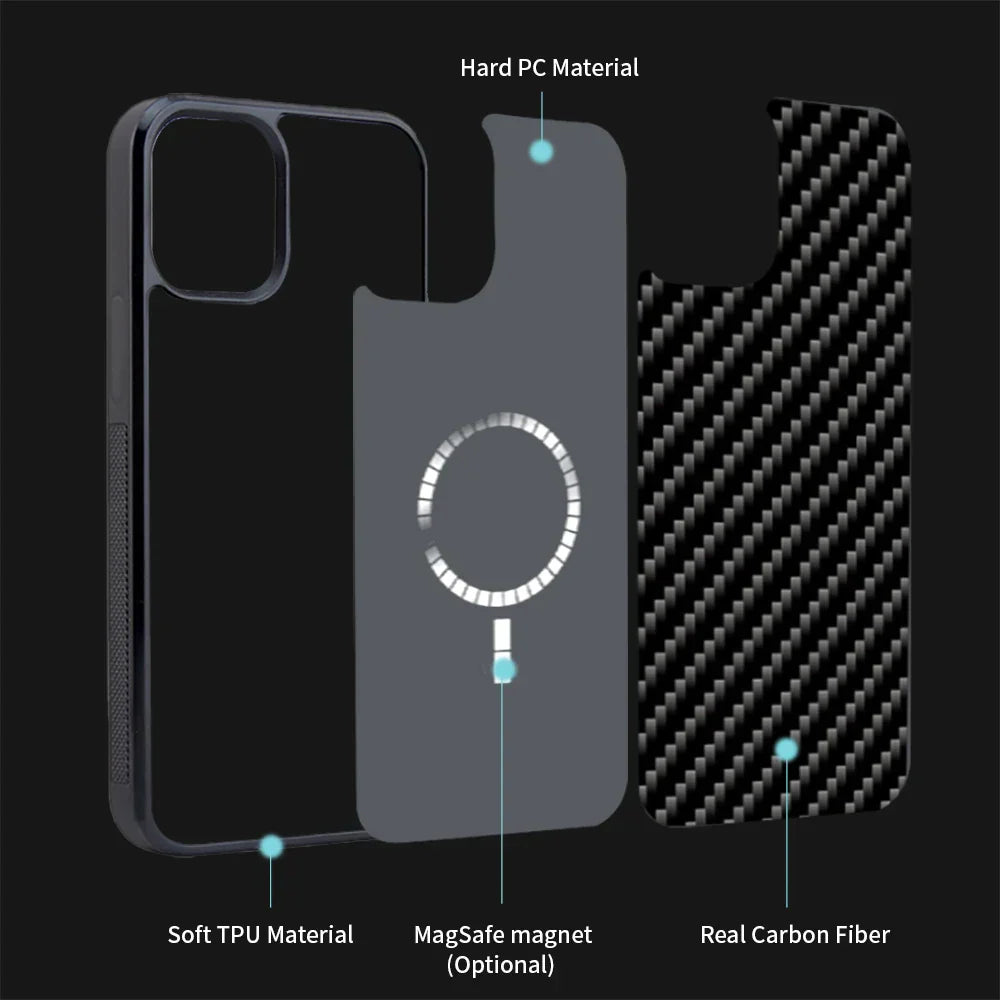 Durable Carbon iPhone Protective Phone Case