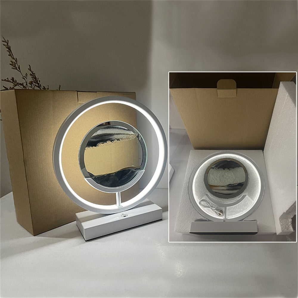 Colorful LED Dynamic Sand Table Light