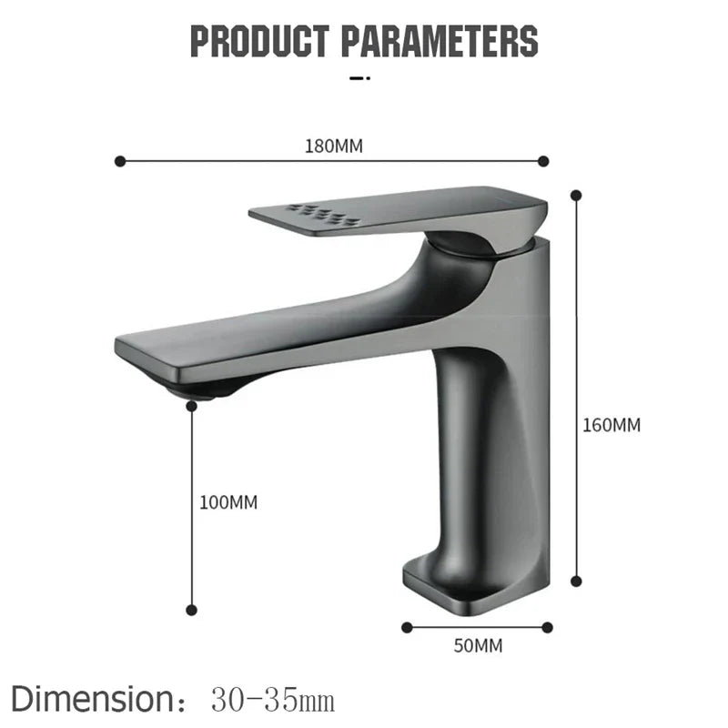Stylish Single Handle Bathroom Faucet