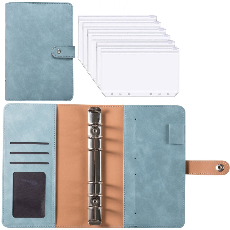 Premium Leather Wallet Notebook Planner Organizer