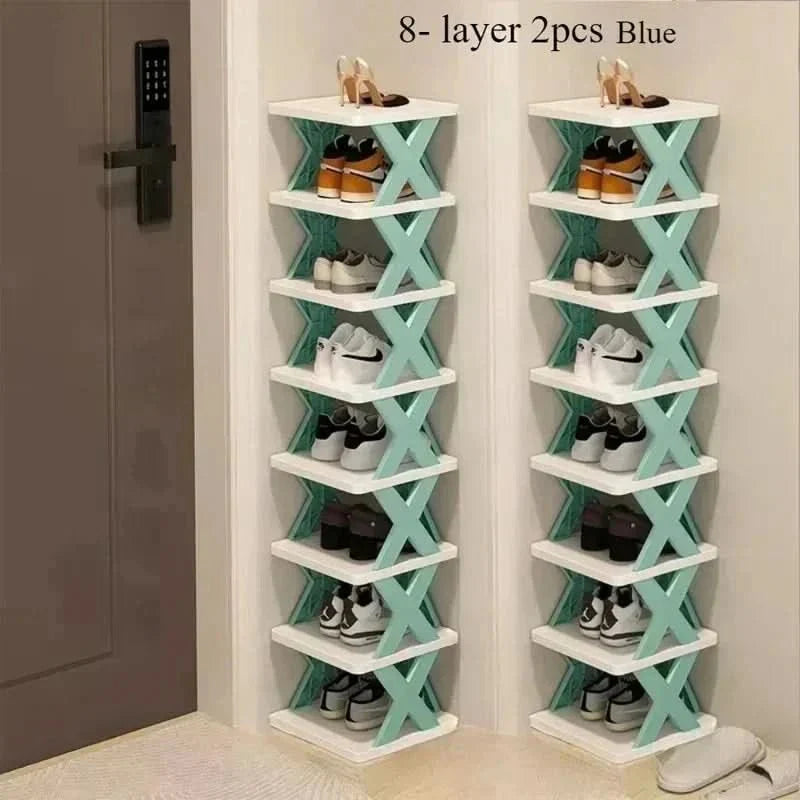 Space Saving Stackable Shoe Rack Cabinet