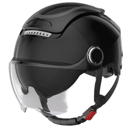 Lightweight Open Face Motorbike Helmet with Dual Visor