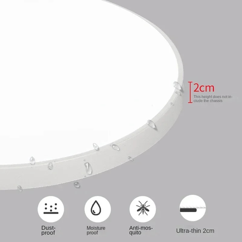 Modern Round LED Light Fixture