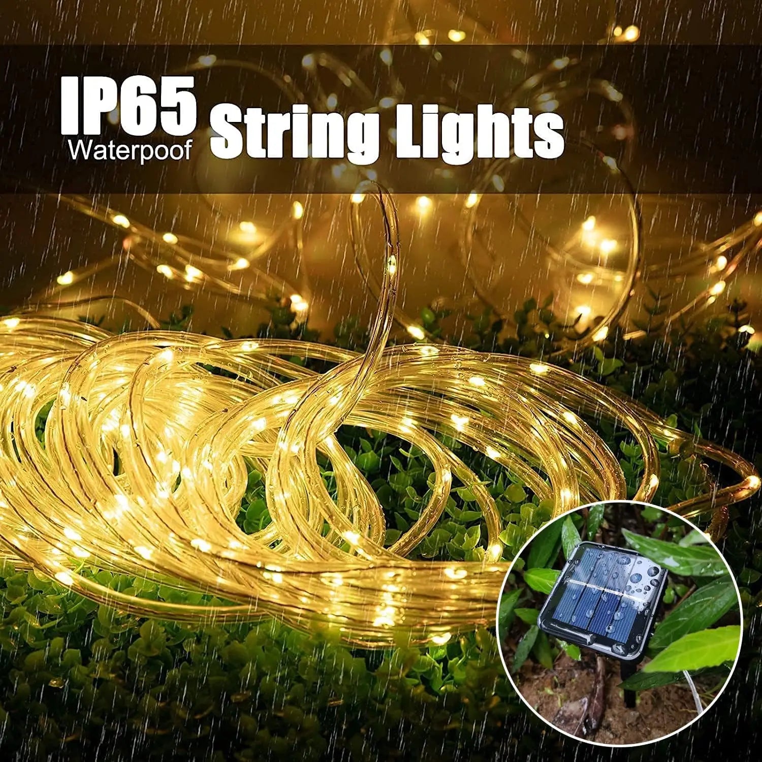 Solar Powered Outdoor Fairy String Lights - Cofik