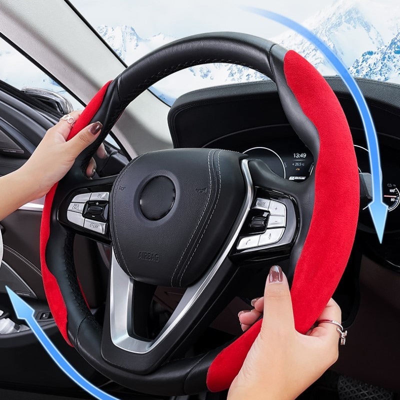 Premium Grip Non-Slip Car Steering Wheel Cover