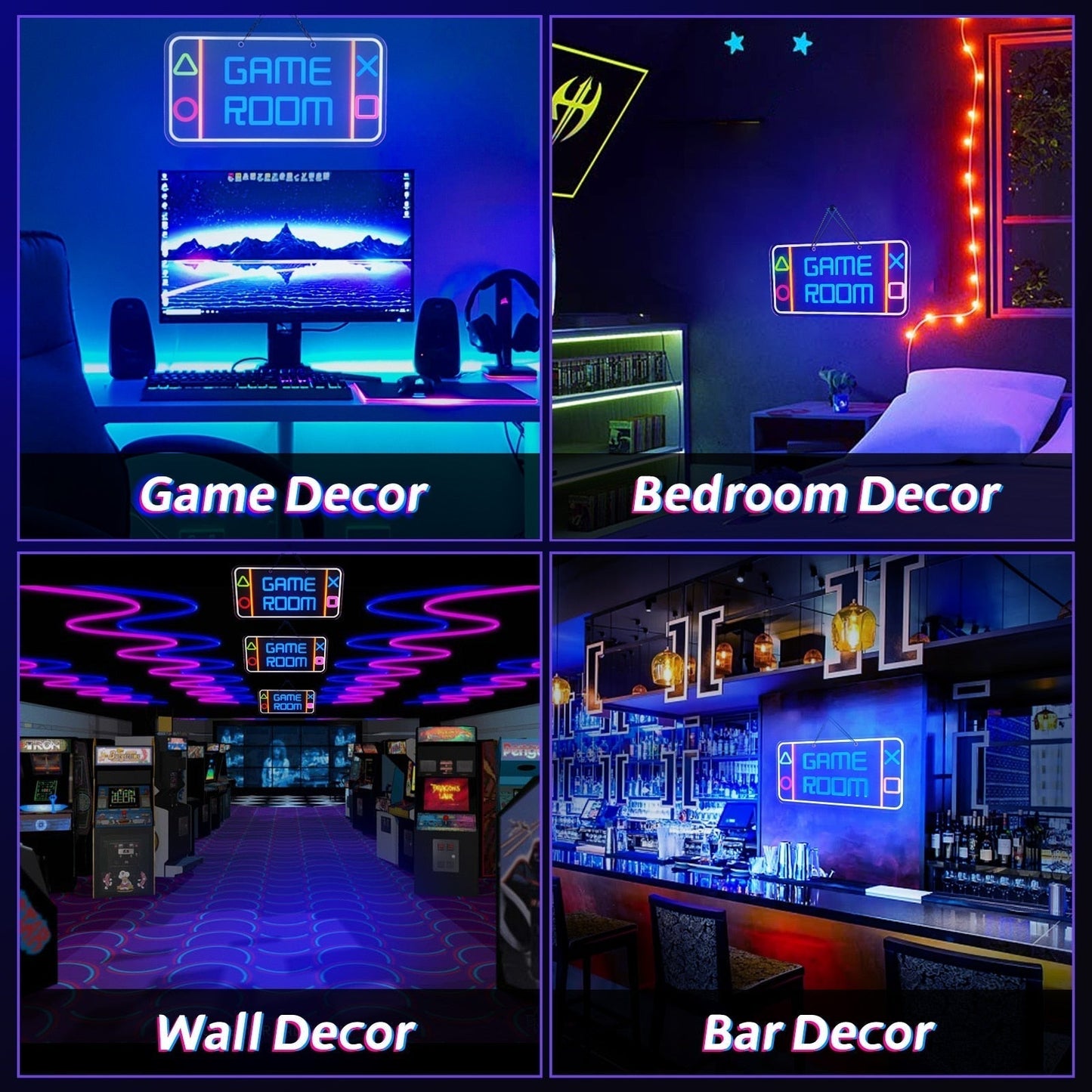 Bright Colorful LED Bar Sign