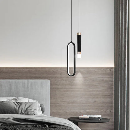 Sleek Contemporary LED Hanging Light Fixture