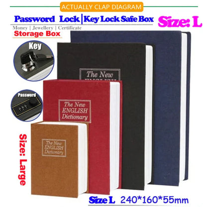 Secret Book Storage Safety Box