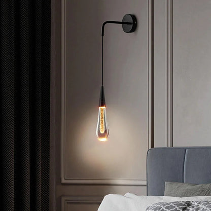 Luxurious Crystal Drop Wall Light