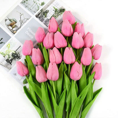 Beautiful Fake Tulip Flowers Arrangement