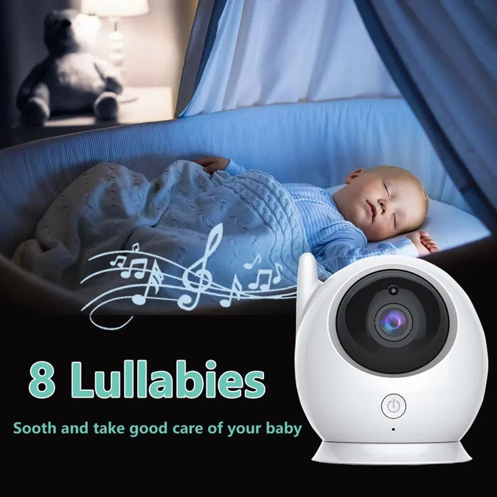 Baby Video Monitor with Night Vision and Lullaby Music