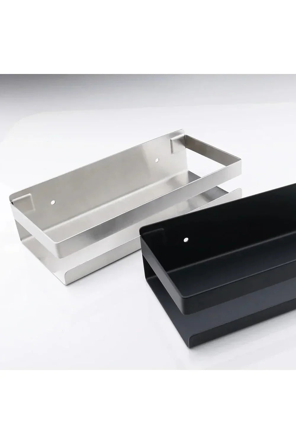 Stylish Wall Mounted Black Shelves