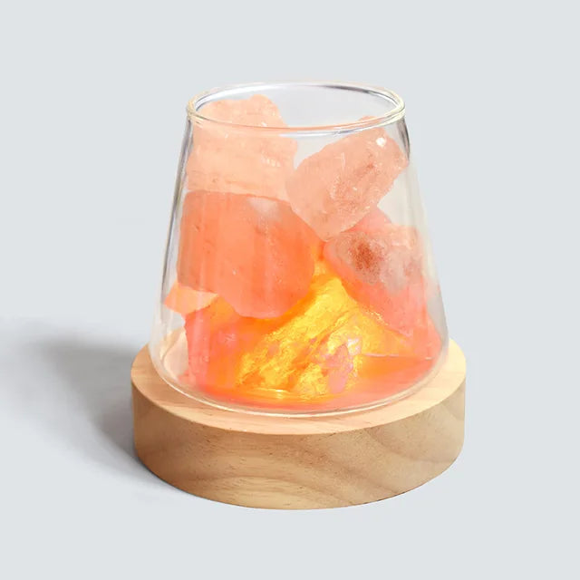 Natural Salt Night Lamp & Aroma Diffuser