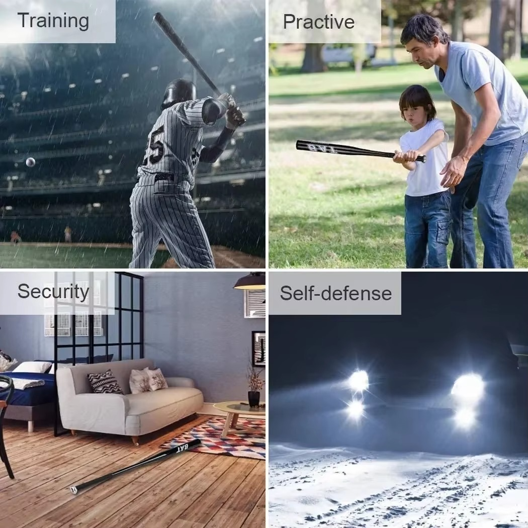 Durable Metal Baseball Bat for Practice and Self Defense