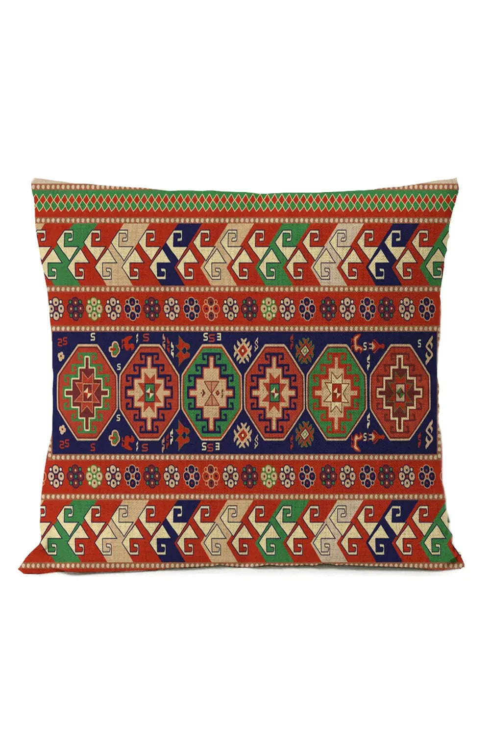 Colorful Global Pattern Pillow Cover