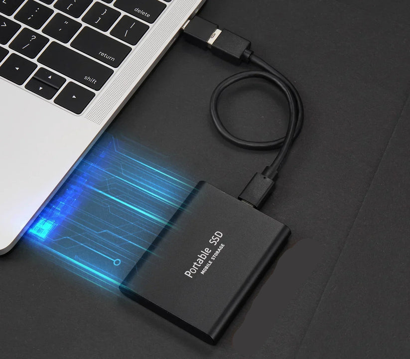 Fast Portable 128GB External SSD Drive