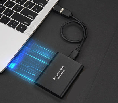 Fast Portable 128GB External SSD Drive
