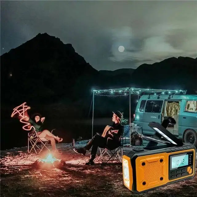Portable Solar Powered Emergency FM Radio
