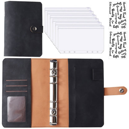 Premium Leather Wallet Notebook Planner Organizer