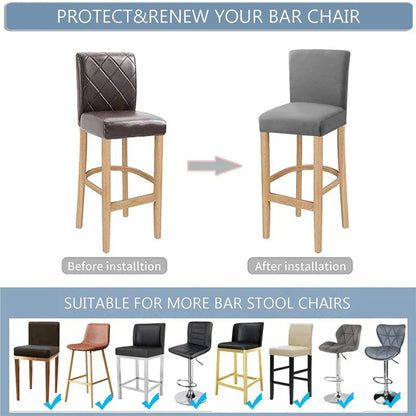 Elastic Bar Stool Seat Cover
