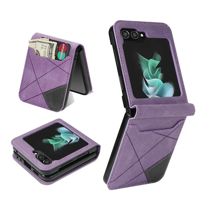 Premium Leather Phone Case for Samsung Galaxy Z Flip