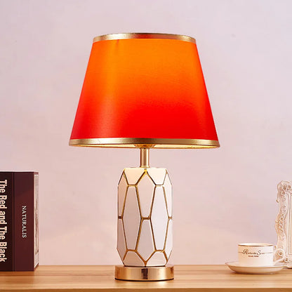 Classic White Ceramic Bedside Lamp