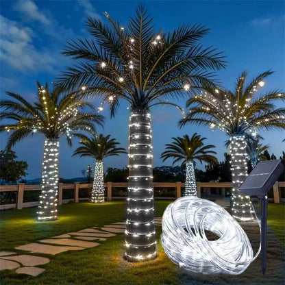 Solar Powered Outdoor Fairy String Lights