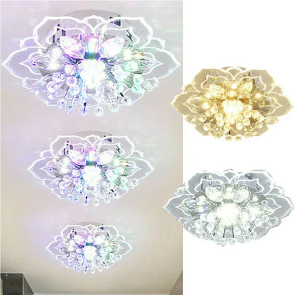 Bright LED Crystal Pendant Light Fixture