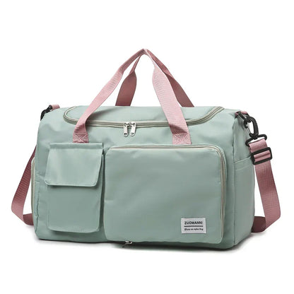 Stylish Women's 35L Travel Duffel Bag with Shoe Pocket