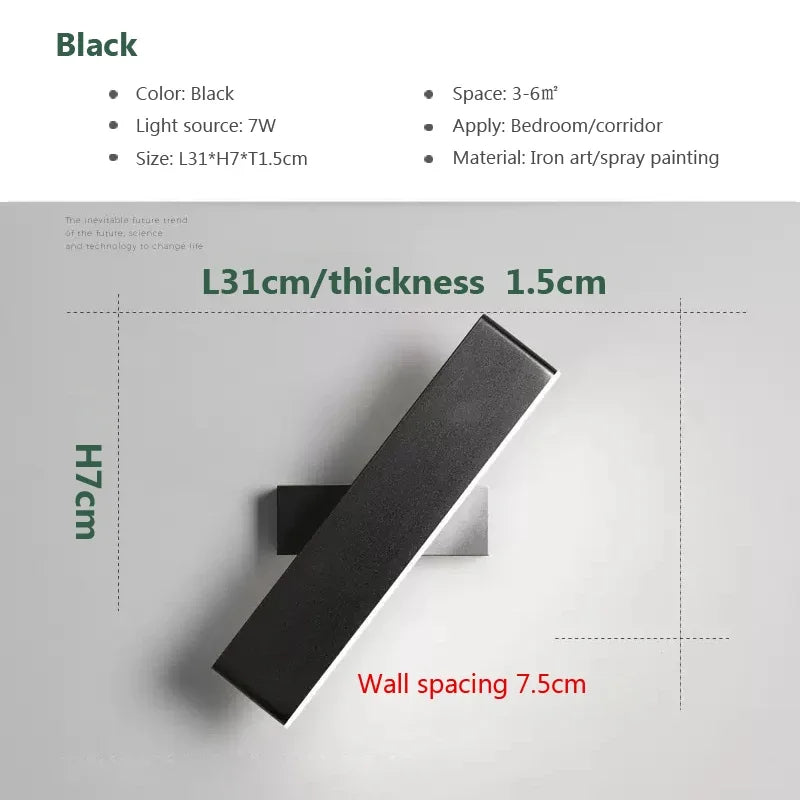 Contemporary Adjustable LED Wall Light