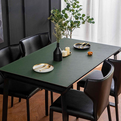 Waterproof Faux Leather Table Cover Mat