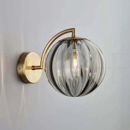 Vibrant Glass Contemporary Wall Light - Cofik