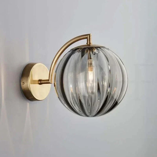 Vibrant Glass Contemporary Wall Light - Cofik