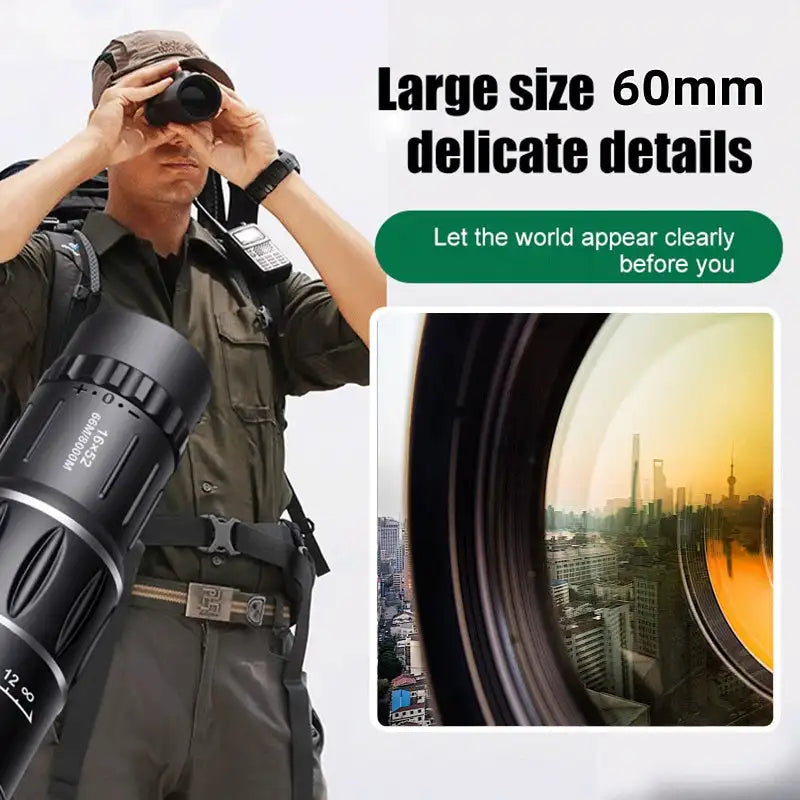 High Power Zoom Monocular Telescope