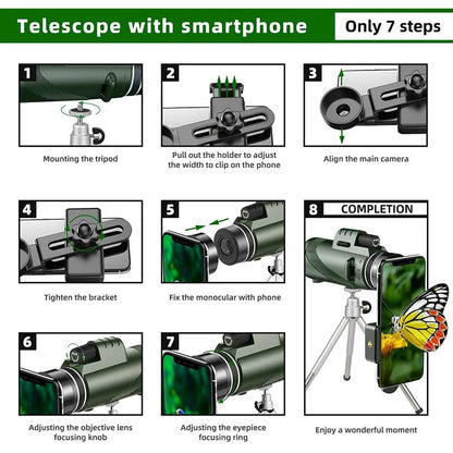 Compact High Definition Monocular Telescope