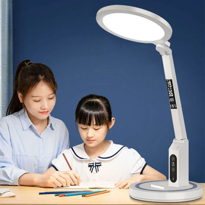 Compact LED Desk Lamp with USB Port and Adjustable Arm