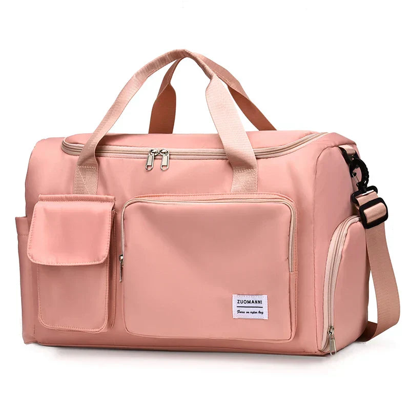 Stylish Women's 35L Travel Duffel Bag with Shoe Pocket