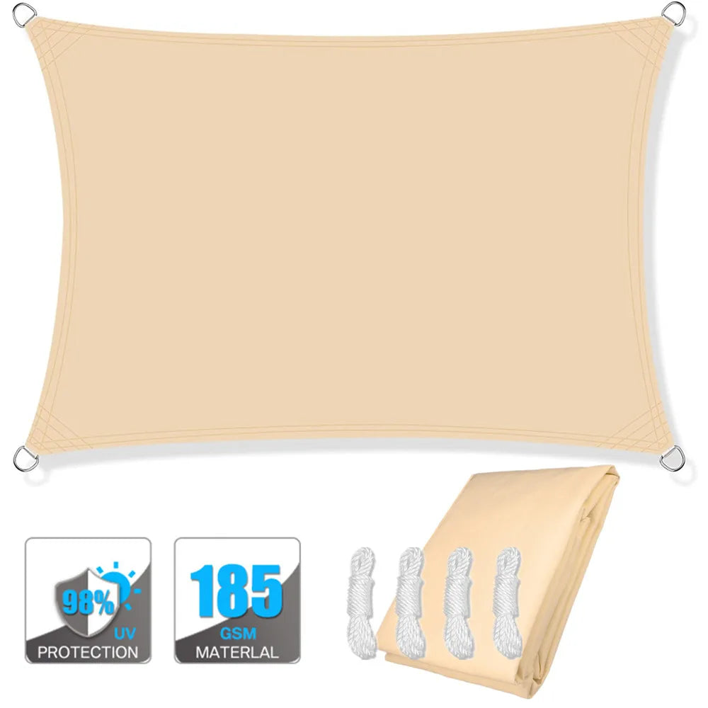 Outdoor Waterproof Sun Shade Sail with UV Resistance - Cofik