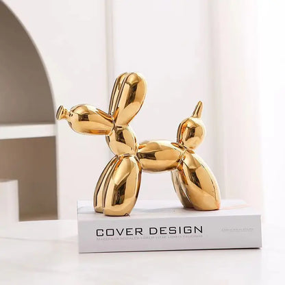 Cute Balloon Dog Figurine Decoration