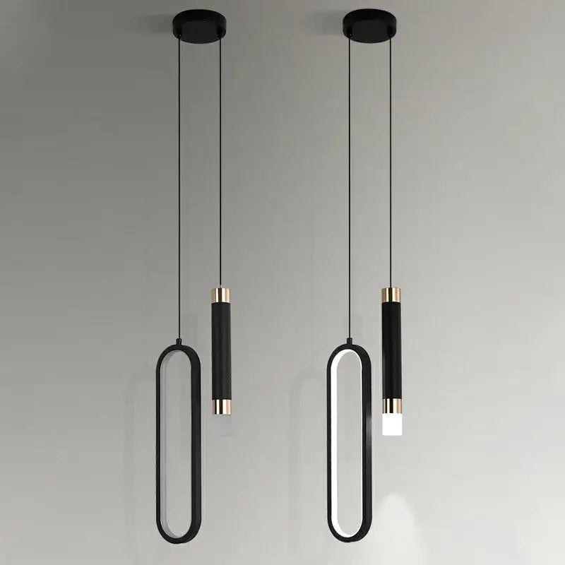 Sleek Contemporary LED Hanging Light Fixture - Cofik