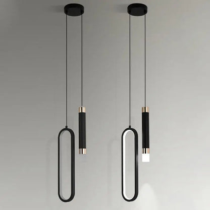 Sleek Contemporary LED Hanging Light Fixture - Cofik
