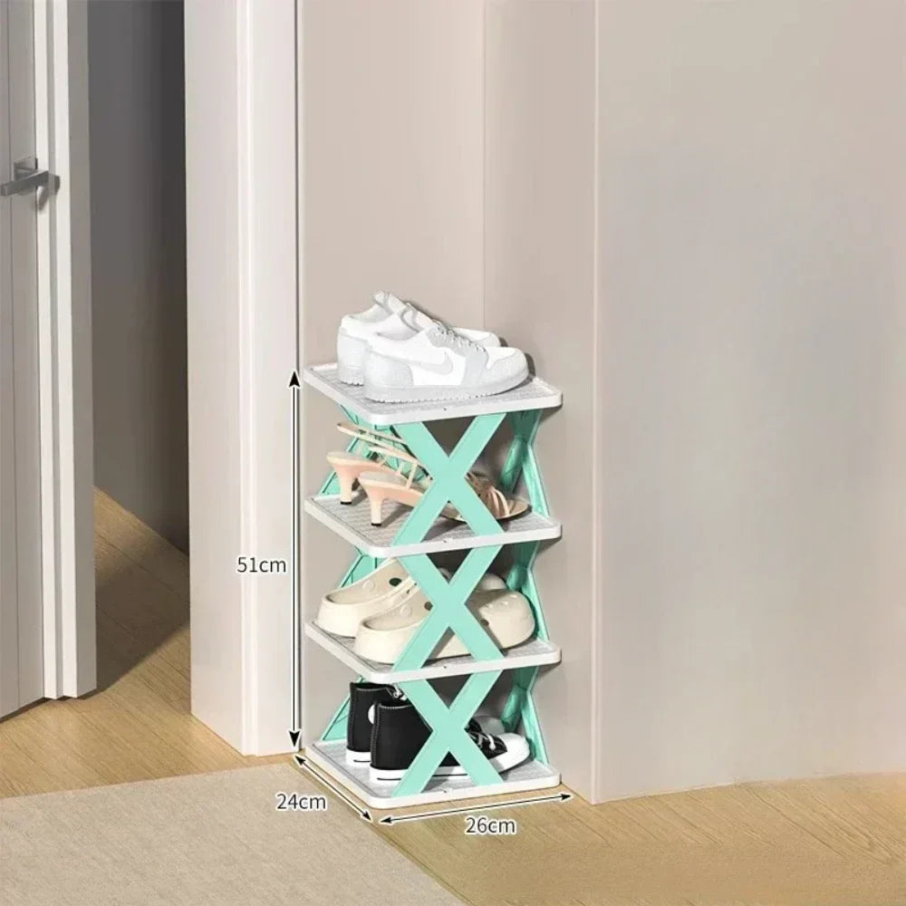 Space Saving Stackable Shoe Rack Organizer