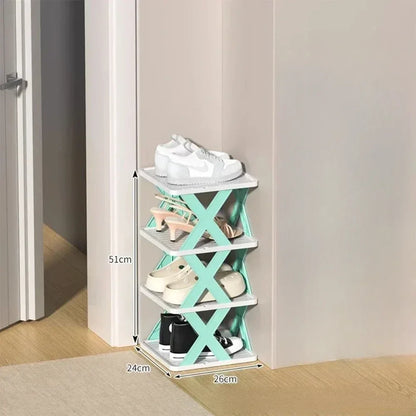 Space Saving Stackable Shoe Rack Organizer
